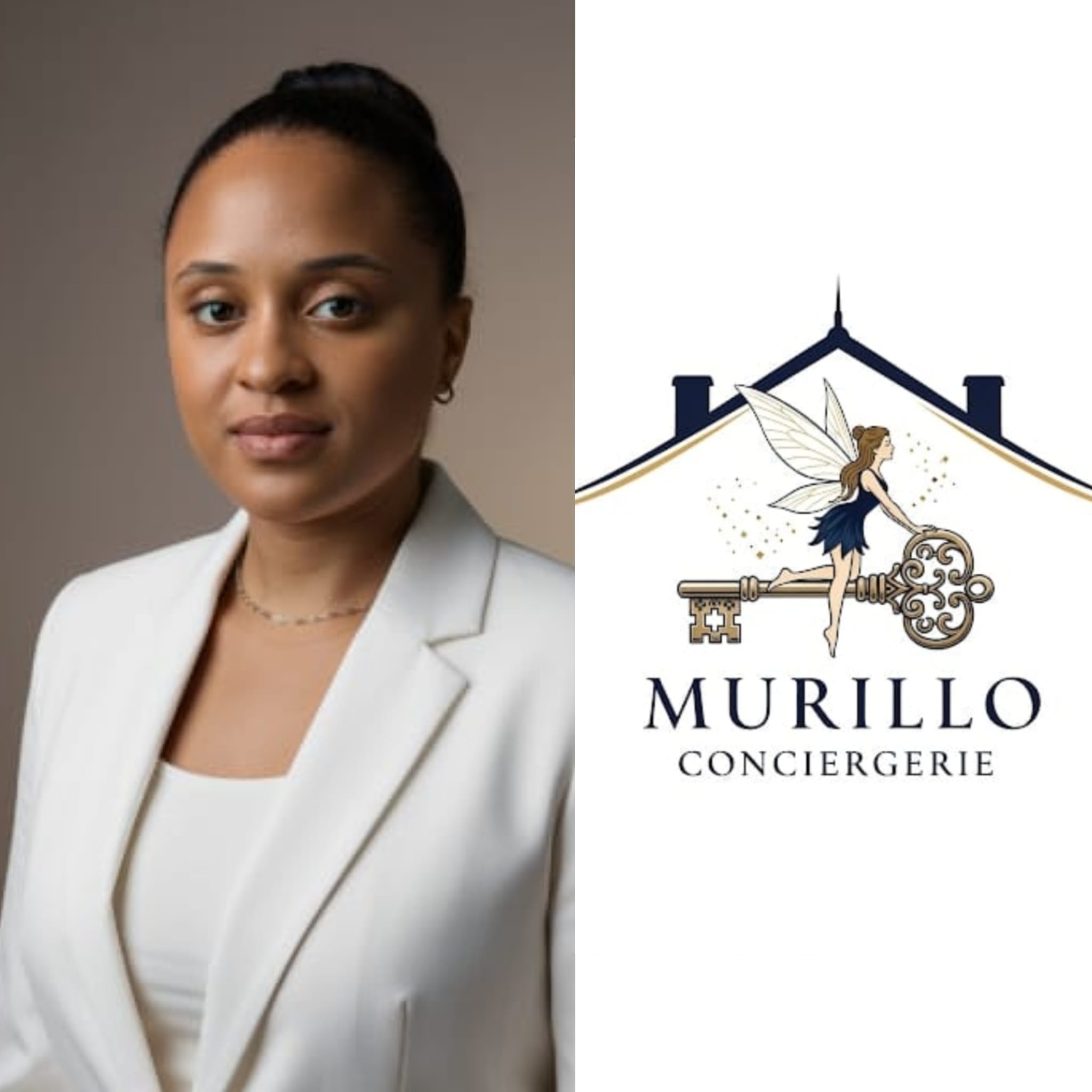 Portrait de Laetitia — Fondatrice de Murillo Conciergerie